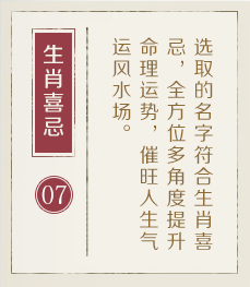 晋城起名流程七